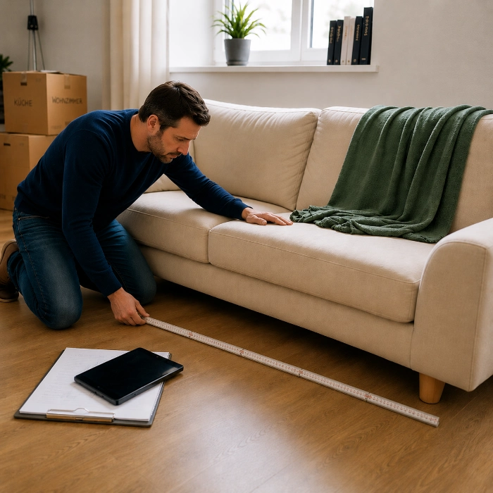 Sofa wird transportiert